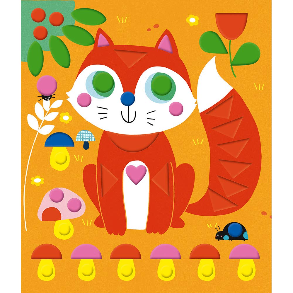 janod-kreativ-set-kleine-freunde-5-stickerkarten image 5