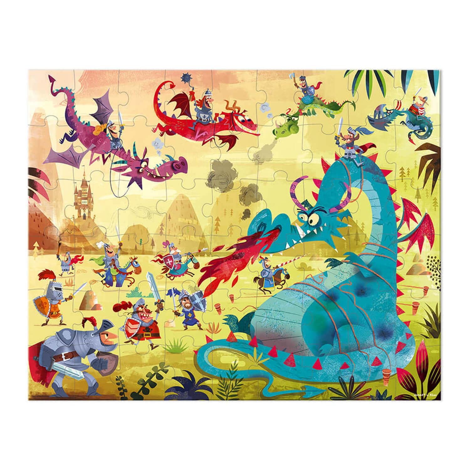 janod-j02615-drachen-puzzle-54-teile-im-koffer-ab-5-jahren image 2