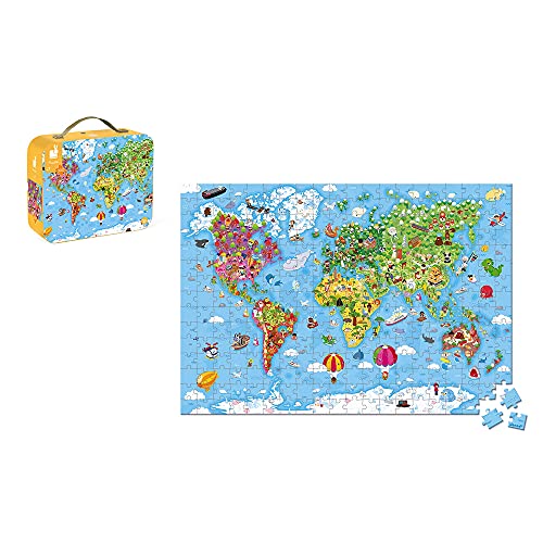 janod-puzzle-weltkarte-gro-300-teile-99-x-69-cm image 8