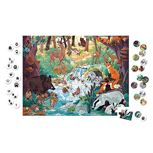 janod-j08628-puzzle-tiere-des-waldes-81-teile image 7