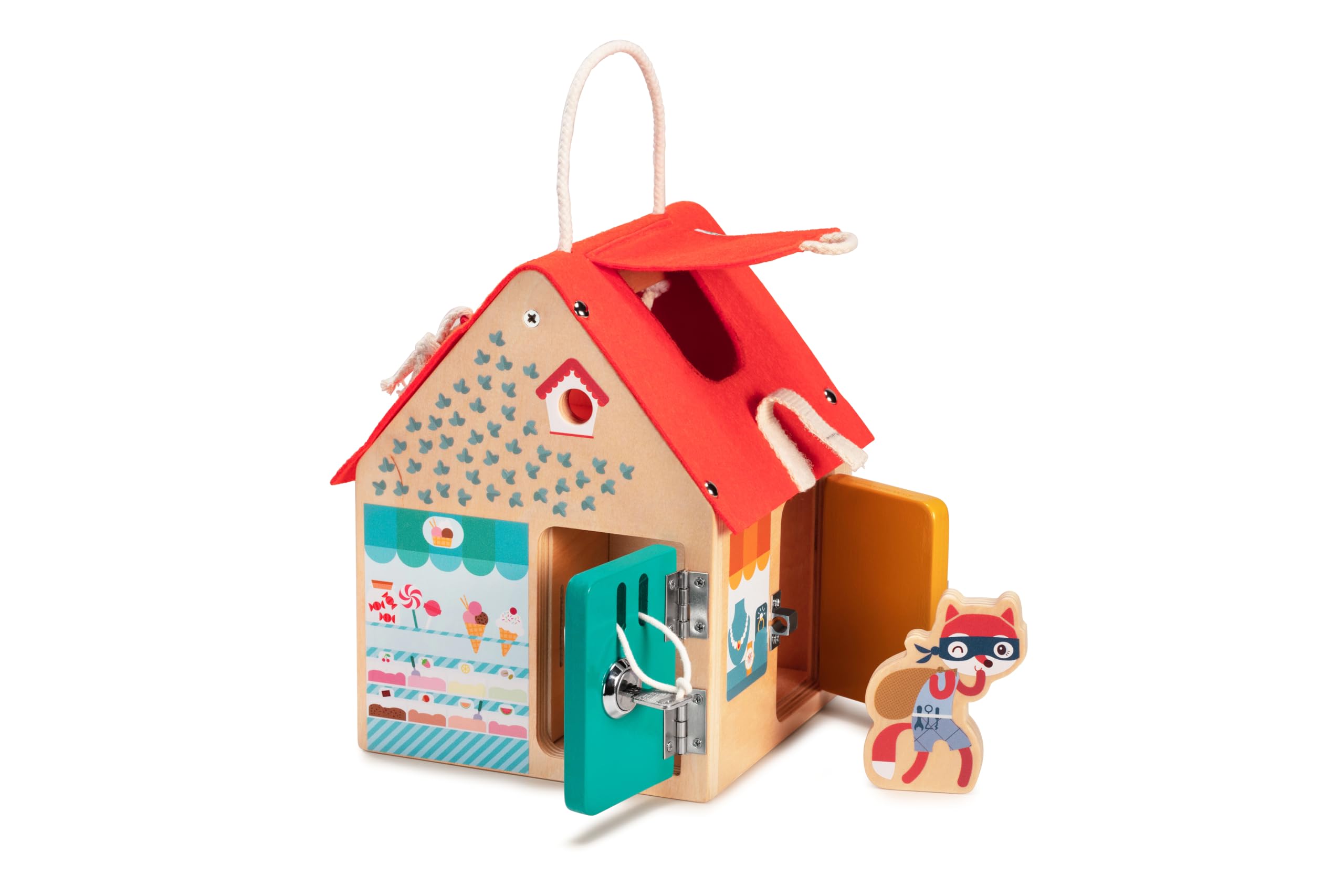 lilliputiens-holz-lernhaus-mit-6-verschl-ssen-und-alice image 4