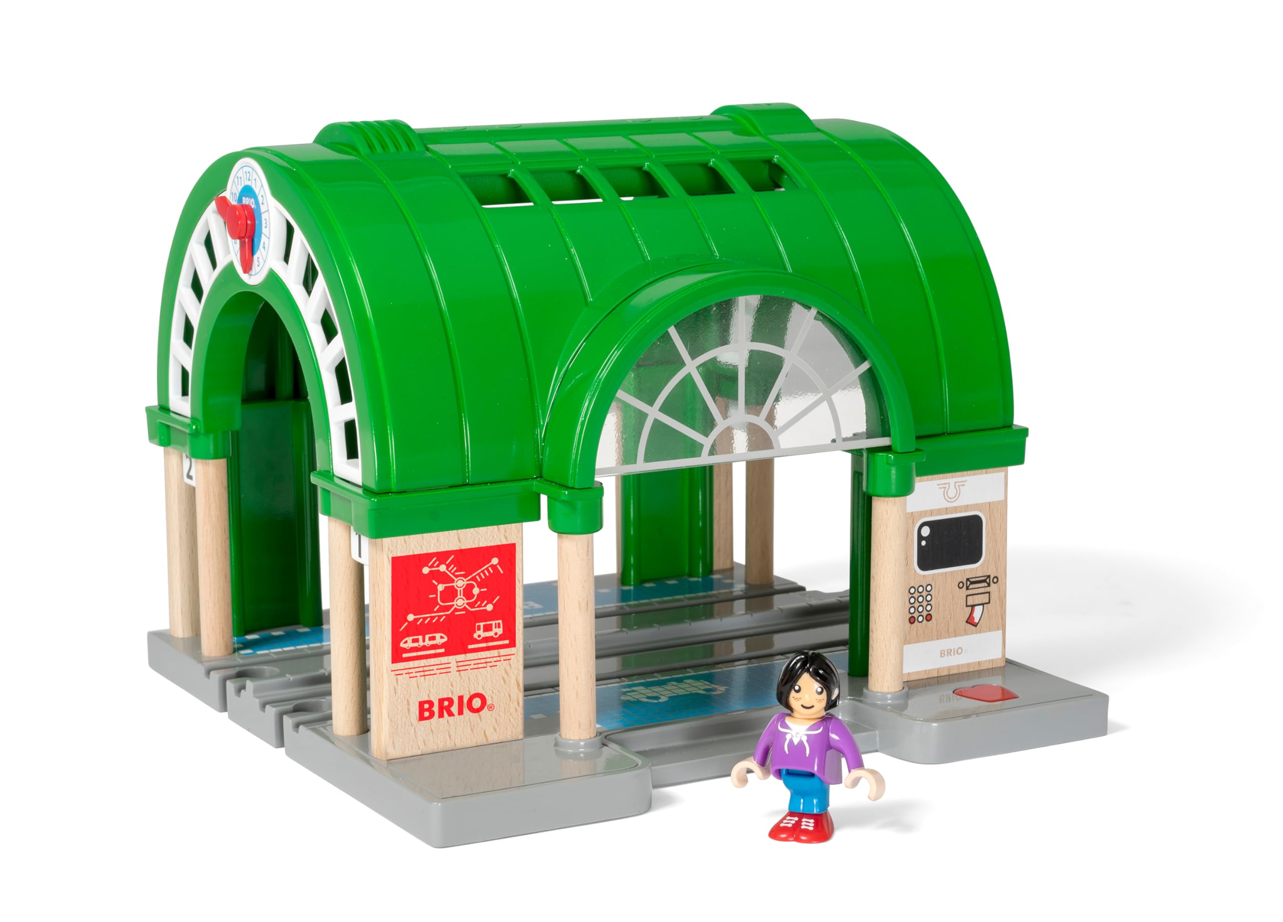 brio-world-gro-er-hauptbahnhof-mit-ticketautomat-holzeisenbahn-bahnhof-ab-3-jahr image 2