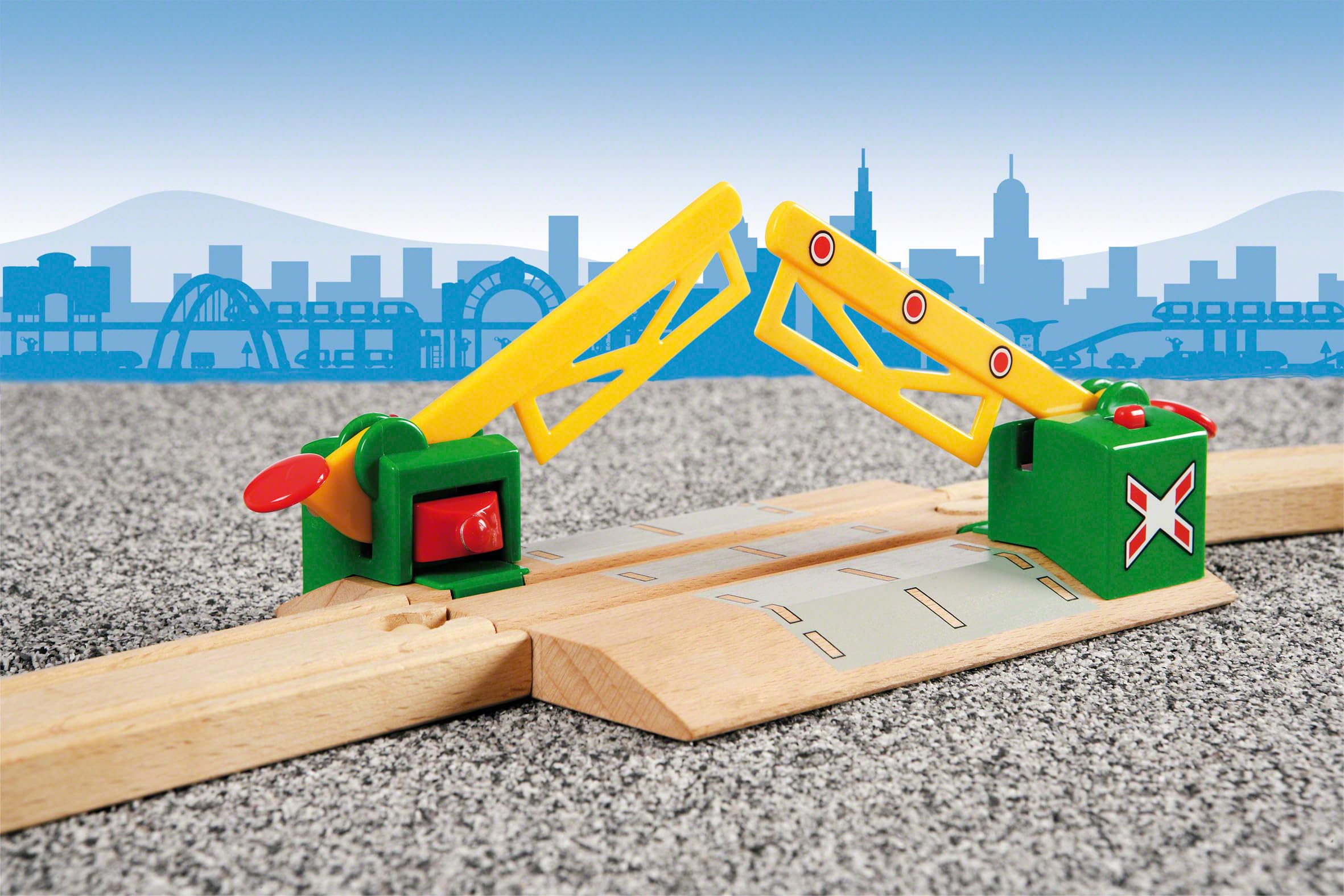 brio-world-magnetische-kreuzung-holzeisenbahn-zubeh-r-automatische-schranken-18- image 2