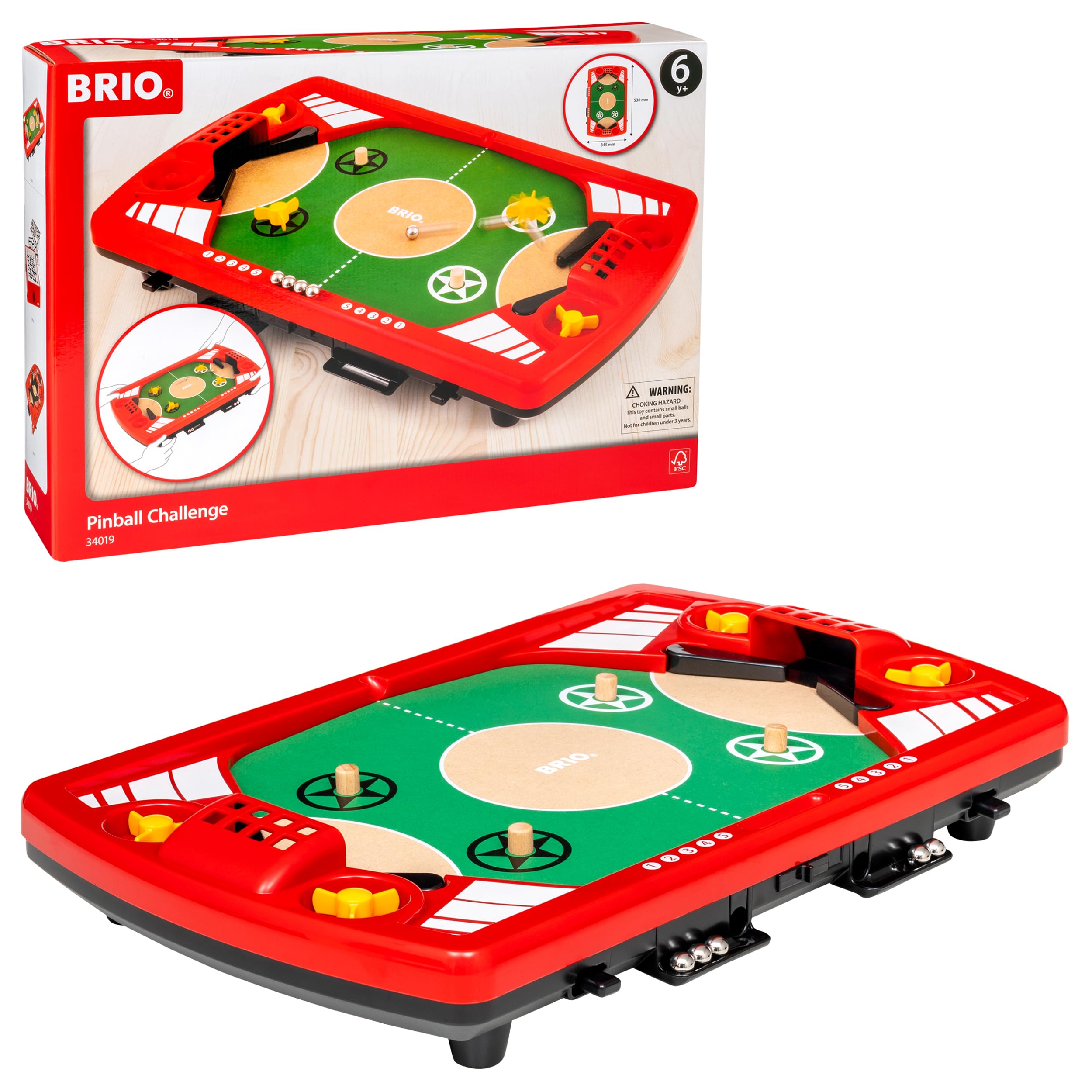 brio-34019-tischfu-ball-flipper-holz-pinball-ab-6-jahren image 1