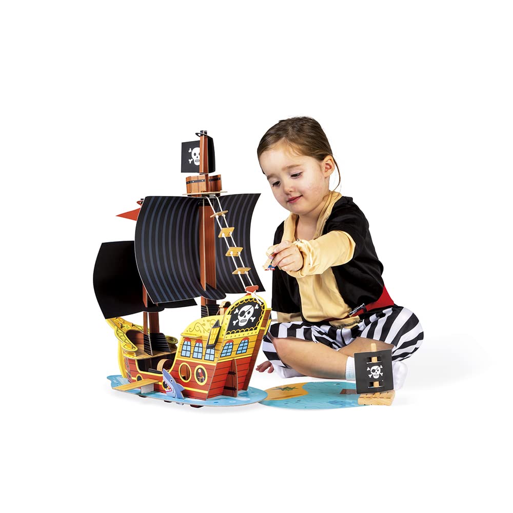 janod-story-piratenschiff-j08579-mit-7-holzfiguren-ab-3-jahren image 7