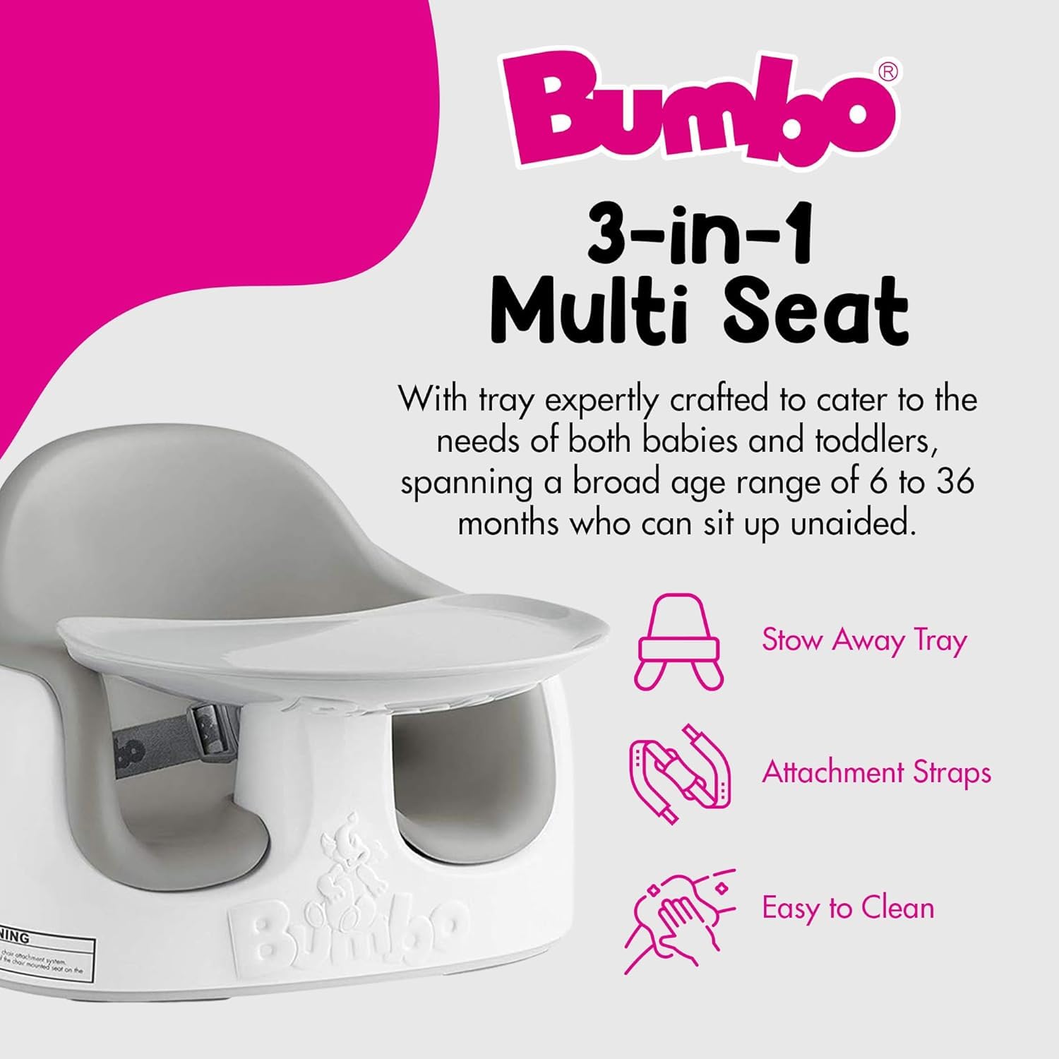 bumbo-multi-seat-kindersitz-3-in-1-grau image 4