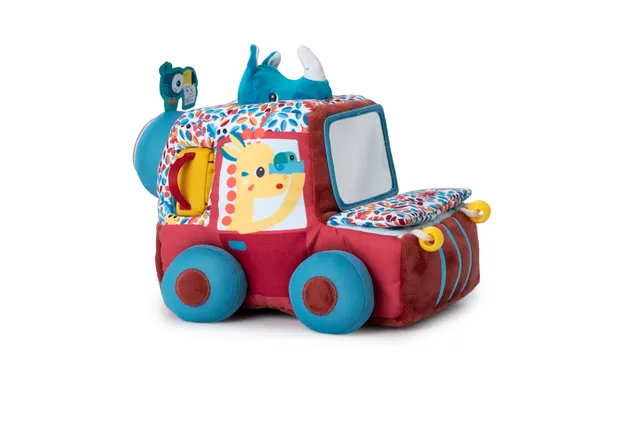 lilliputiens-jack-safari-aktivit-tsauto-stoffauto-28-cm-ab-9-monaten image 1