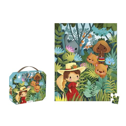 janod-puzzle-100-teile-inspiriert-von-rousseau-dschungel-j02550 image 6
