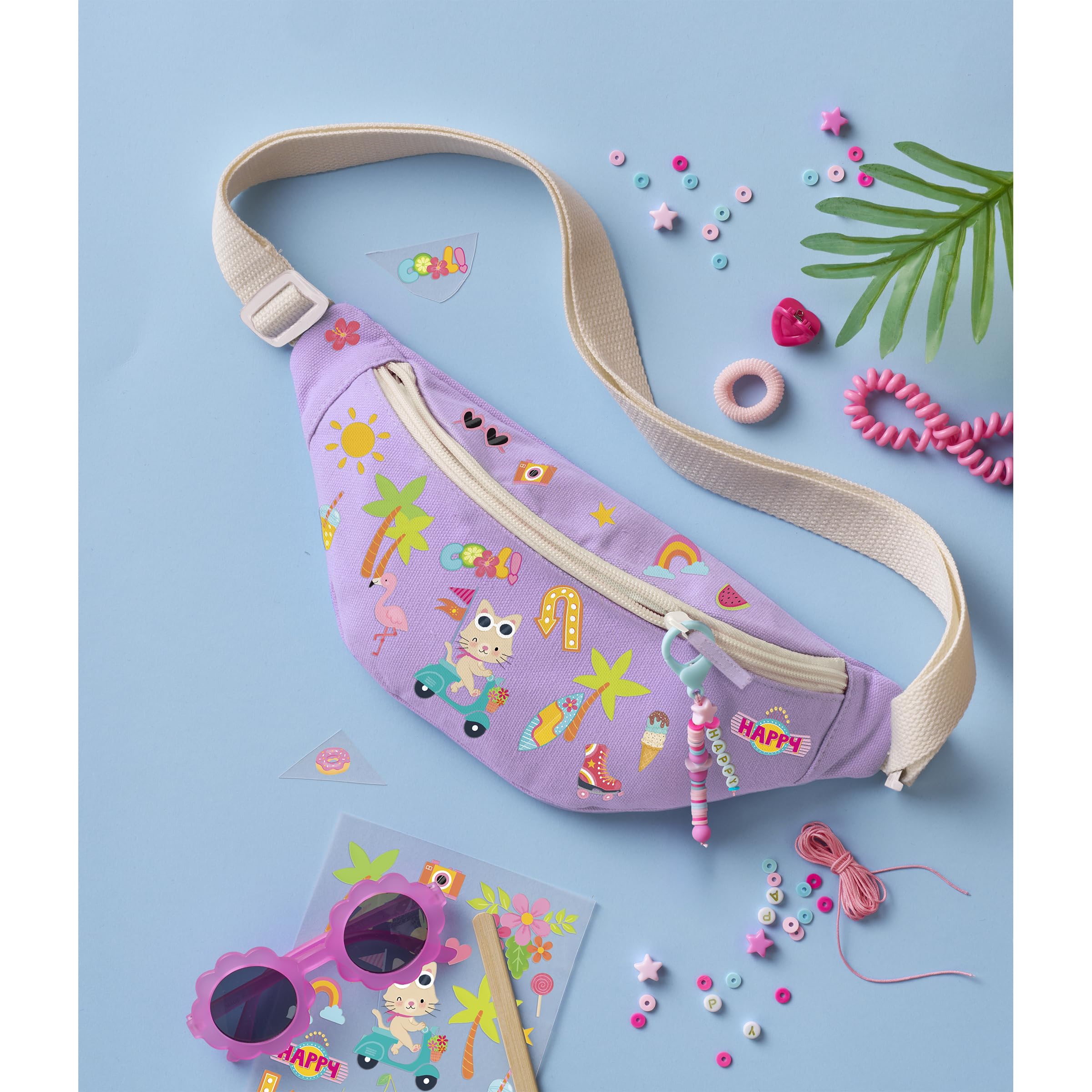 janod-kreativset-g-rteltasche-lila-zum-selbstgestalten-diy-set-ab-7-jahren image 2