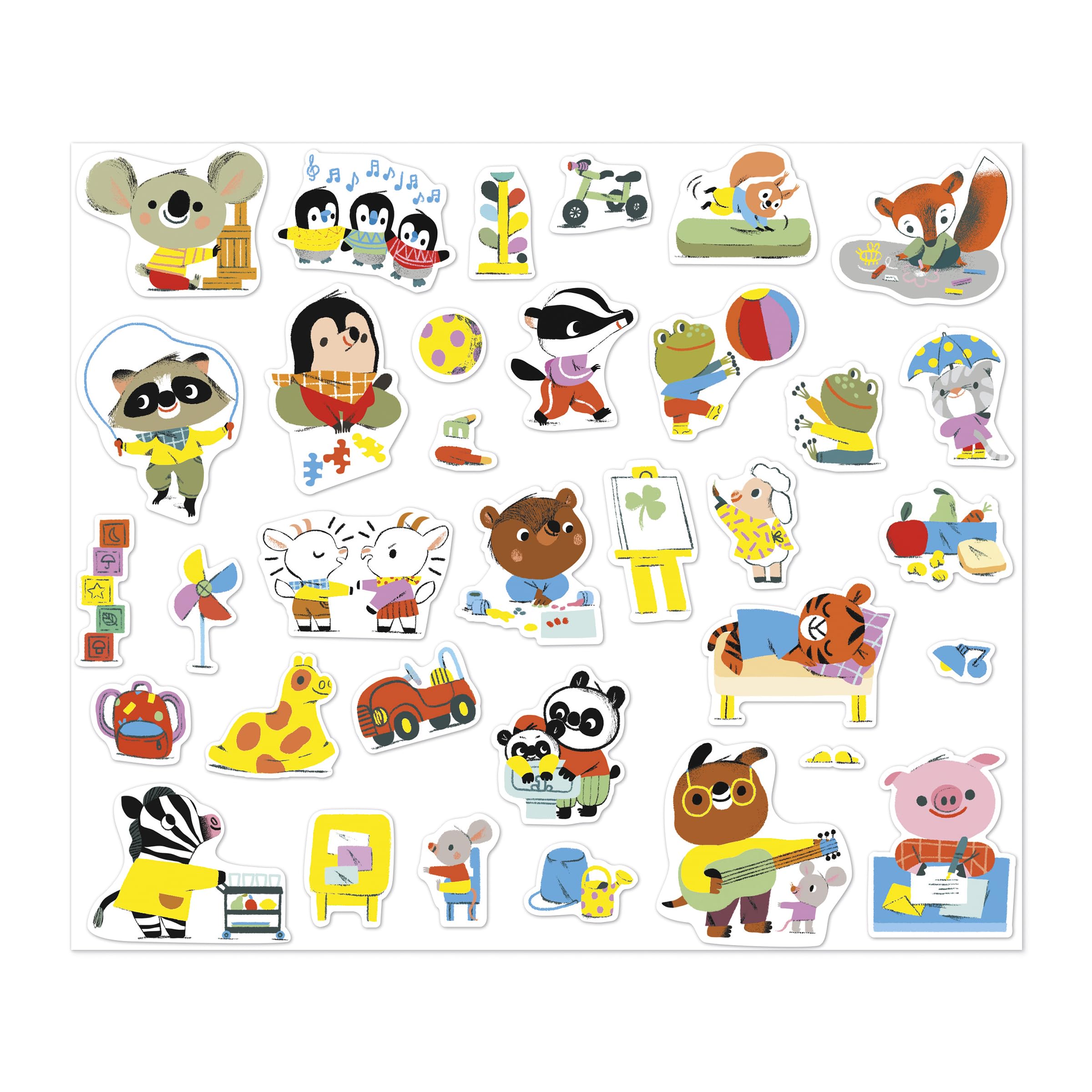 janod-packung-mit-200-aufklebern-haustiere-gro-format-sticker-ab-3-jahren image 4