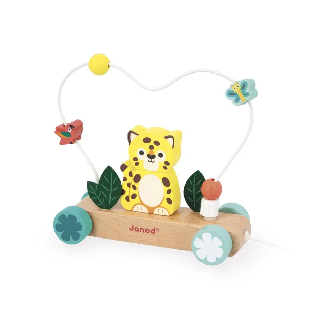 janod-j08281-zieh-tiger-mit-motorikschleife-abakus-holz-ab-12-monate image 1