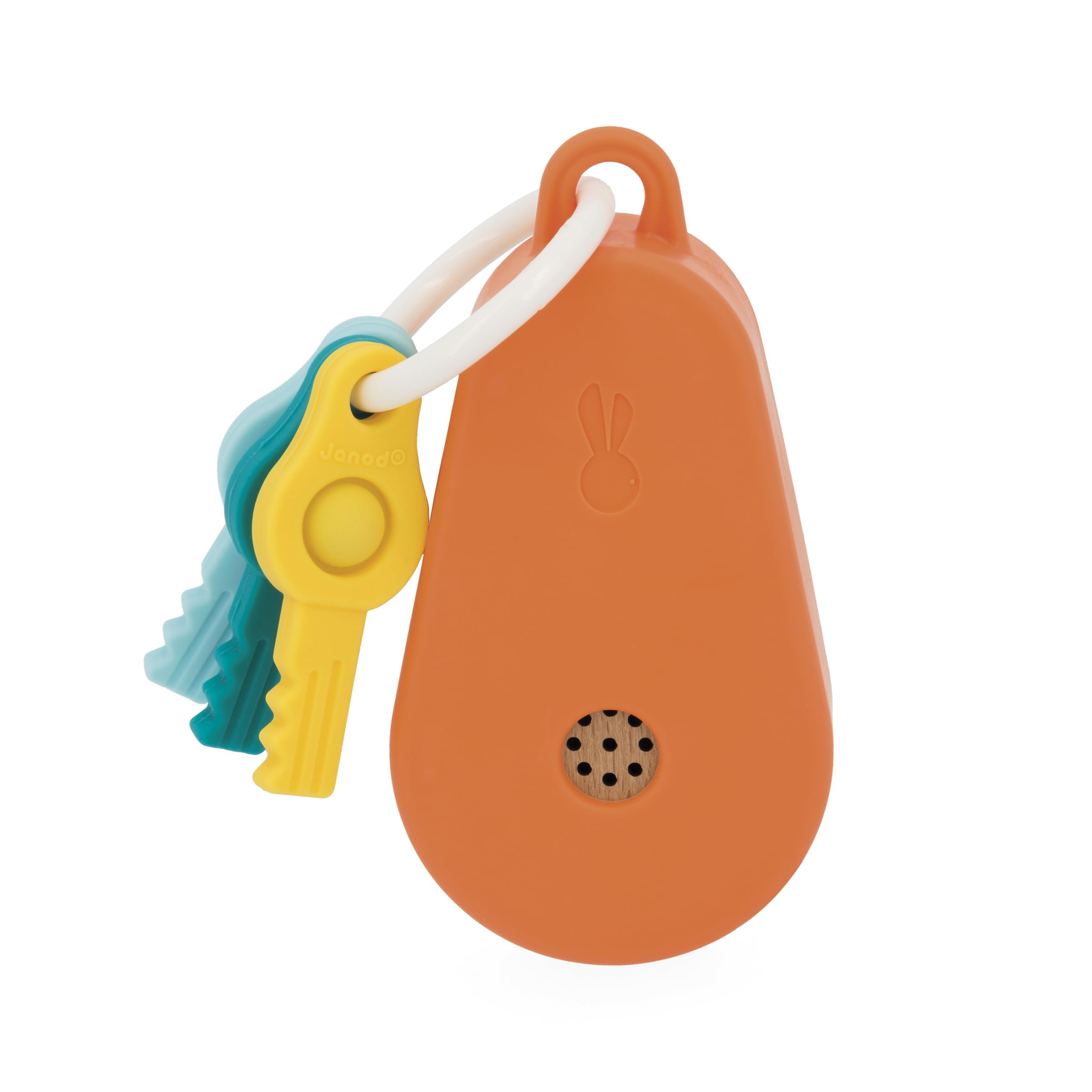 janod-klangvoller-schl-sselanh-nger-mit-4-sounds-rassel-ab-18-monaten image 4