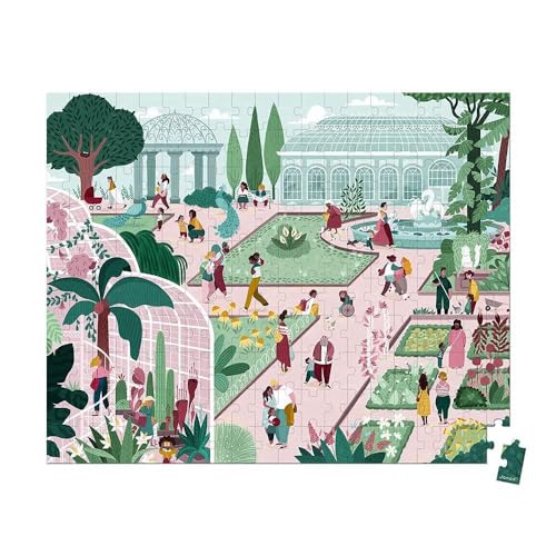 janod-kinderpuzzle-botanischer-garten-200-teile-im-koffer-j02684-ab-7-jahren image 4