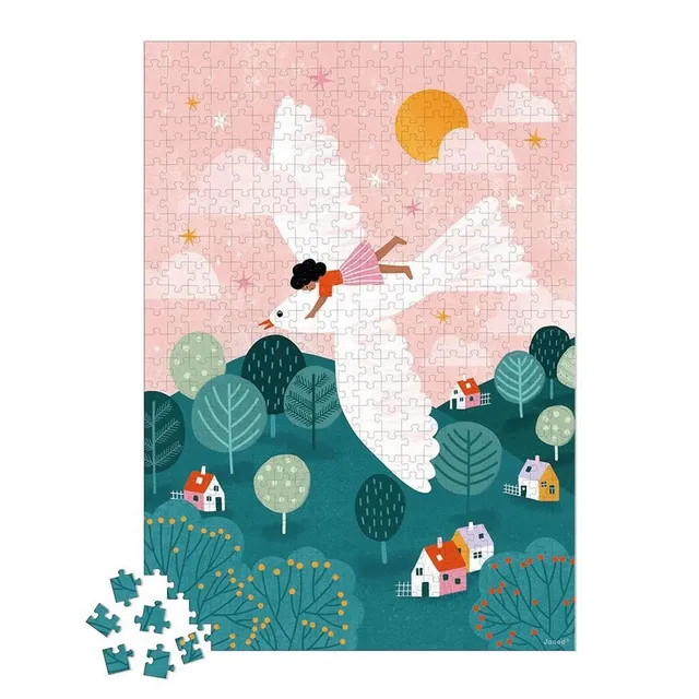 janod-puzzle-die-taube-500-teile-48-x-34-cm-fsc-puzzle-ab-10-jahre image 1