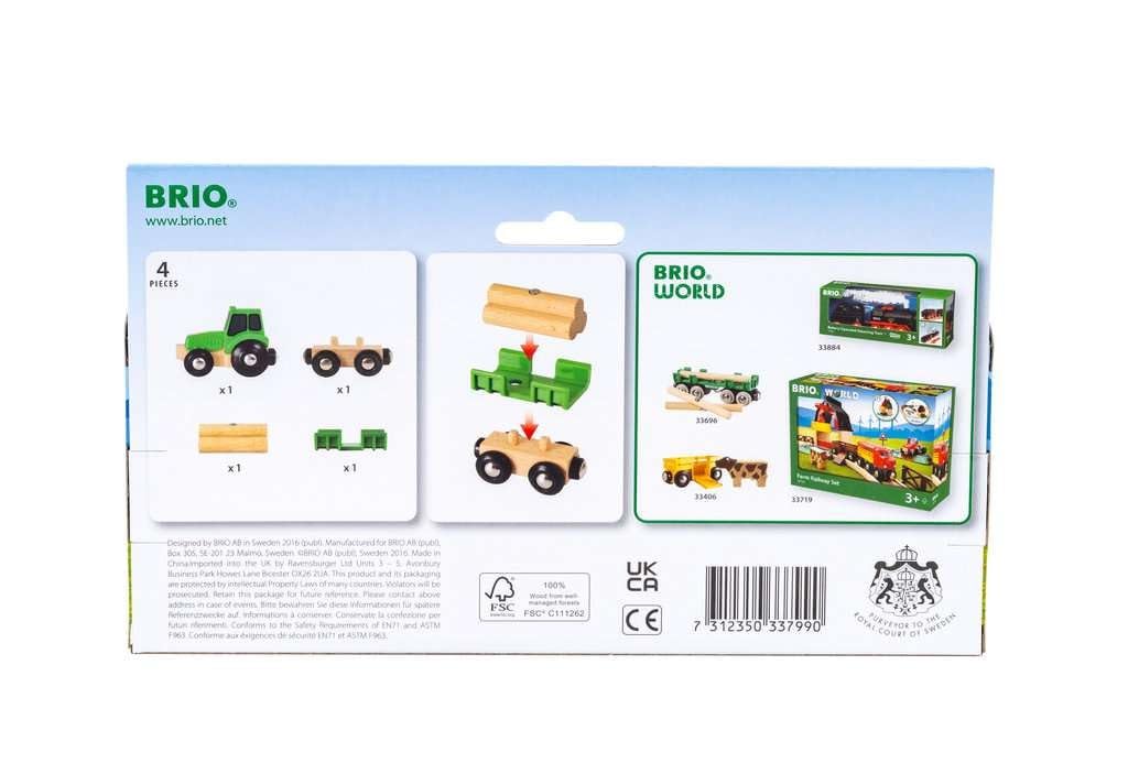 brio-world-traktor-mit-holz-anh-nger-fahrzeug-set-ab-3-jahre image 3