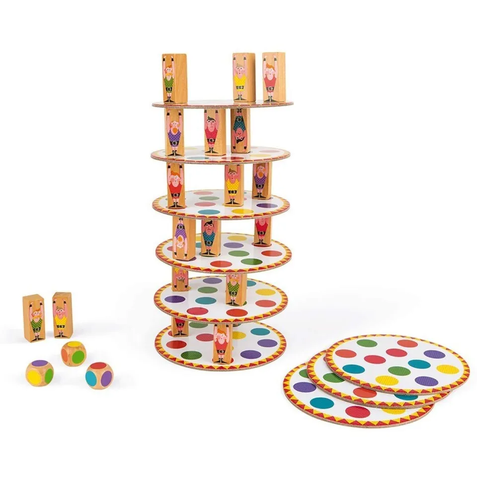 janod-acrobat-geschicklichkeitsspiel-j02757-stapelspiel-ab-5-jahre image 1