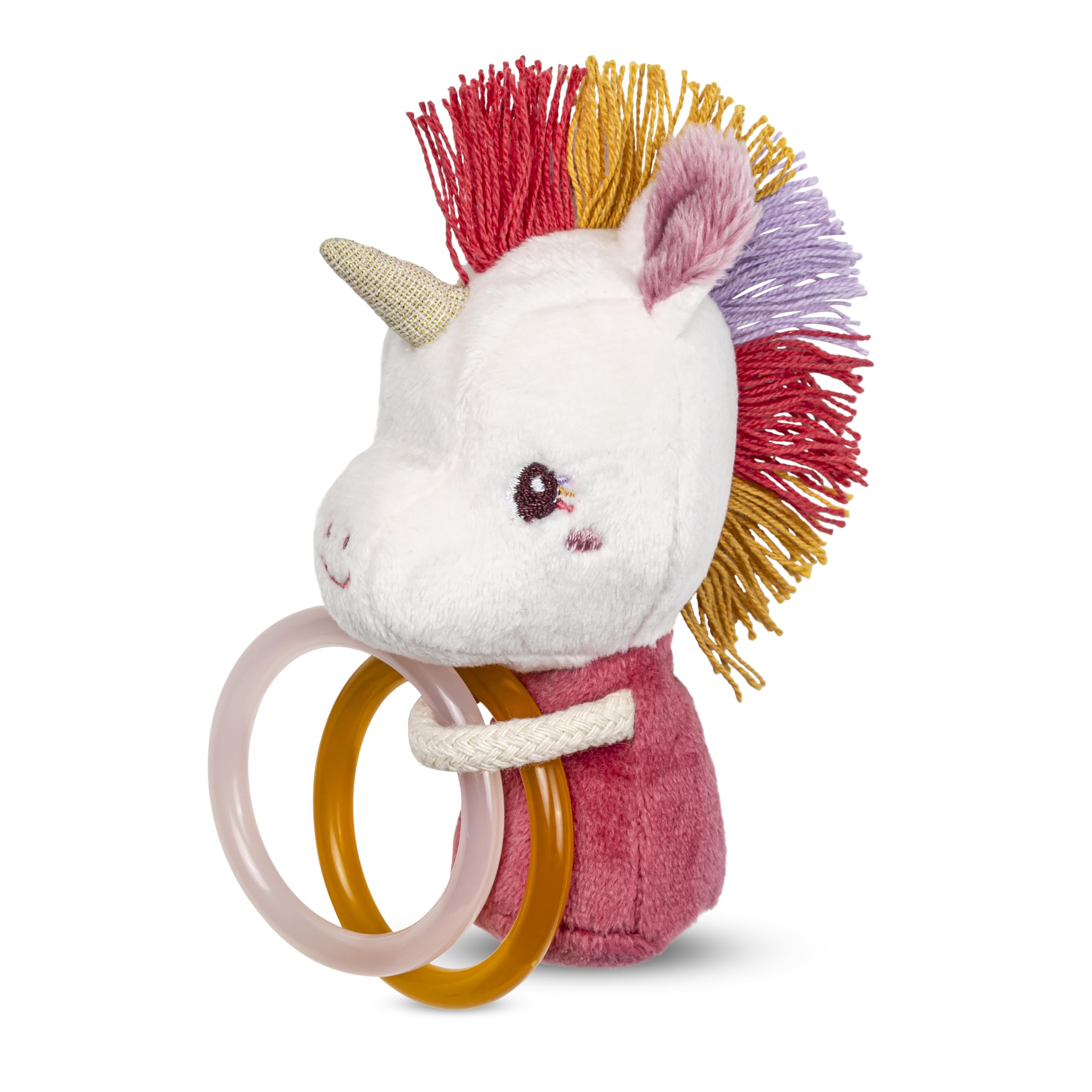lilliputiens-jules-der-hund-baby-rassel-mit-ringen-ab-geburt-19-cm image 3