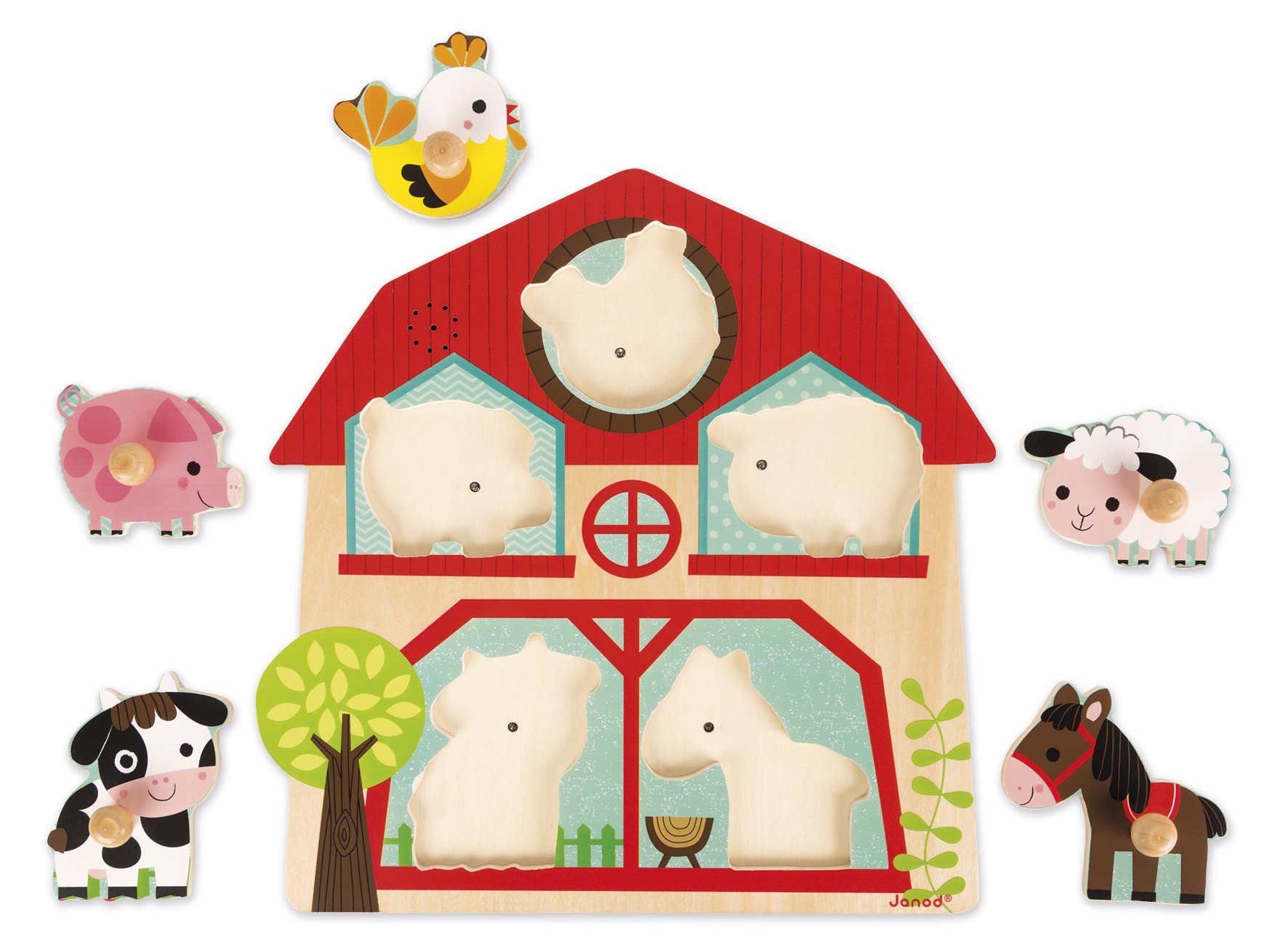 janod-musikpuzzle-bauernhof-freunde-j07079-5-teile image 3