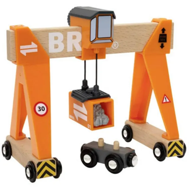 brio-world-33732-container-verladekran-kran-zubeh-r-18-x-9-x-15-cm-ab-3-jahre image 1