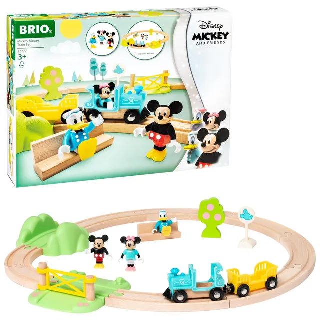 brio-world-32277-micky-maus-eisenbahn-set-holzeisenbahn image 1