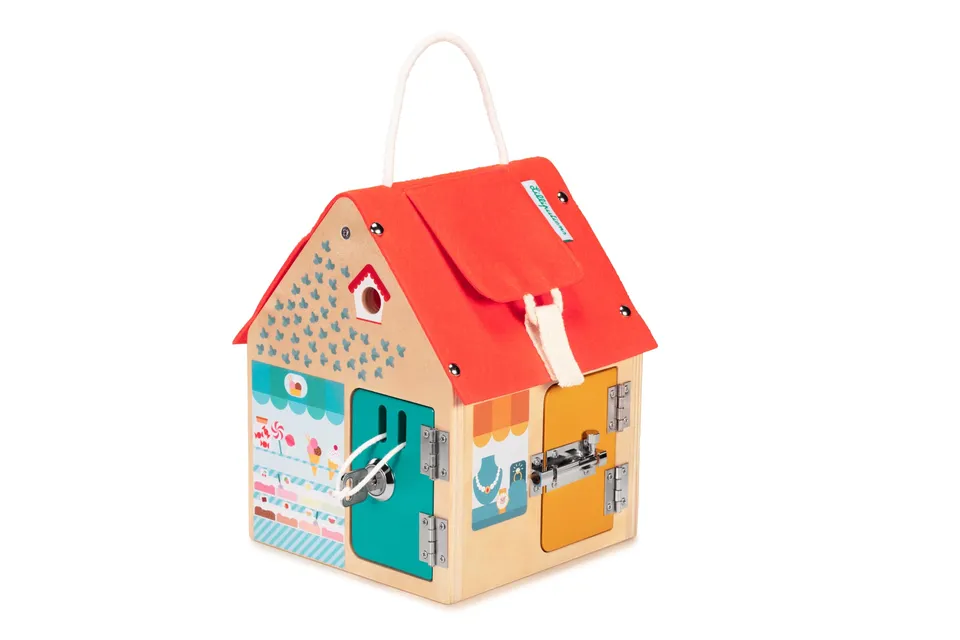 lilliputiens-holz-lernhaus-mit-6-verschl-ssen-und-alice image 1