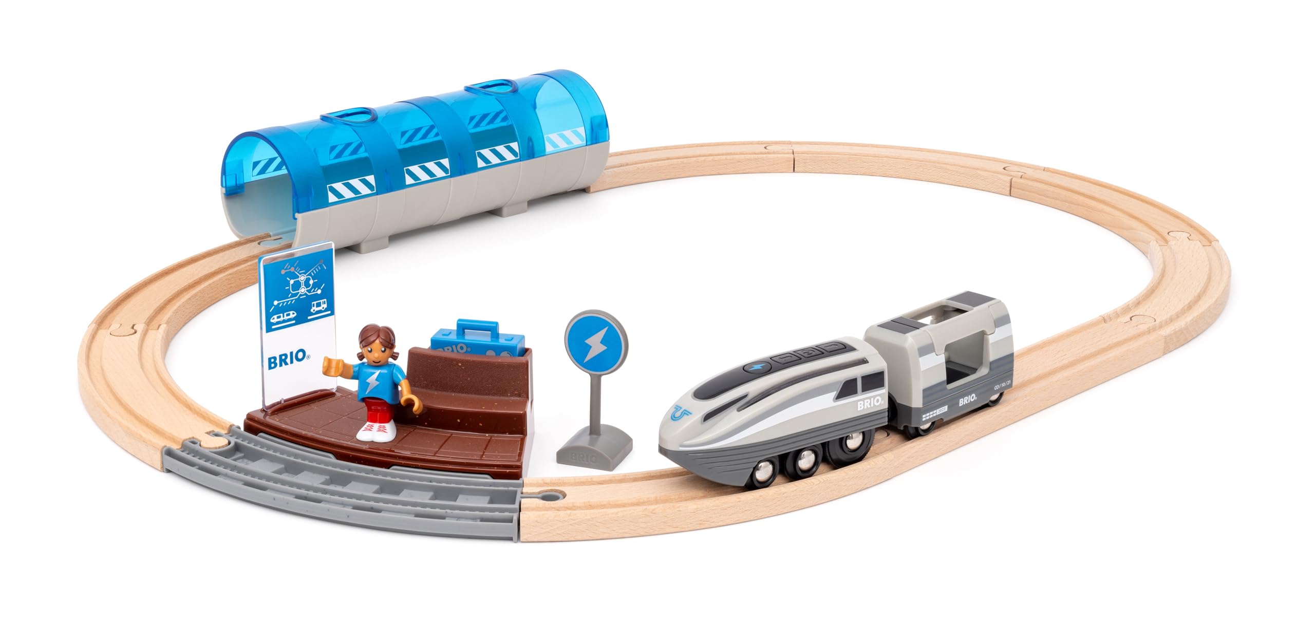 brio-world-turbo-zug-set-17-teiliges-batteriebetriebenes-holzbahn-set-ab-3-jahre image 2