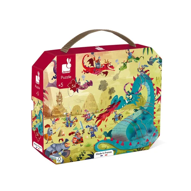 janod-j02615-drachen-puzzle-54-teile-im-koffer-ab-5-jahren image 1