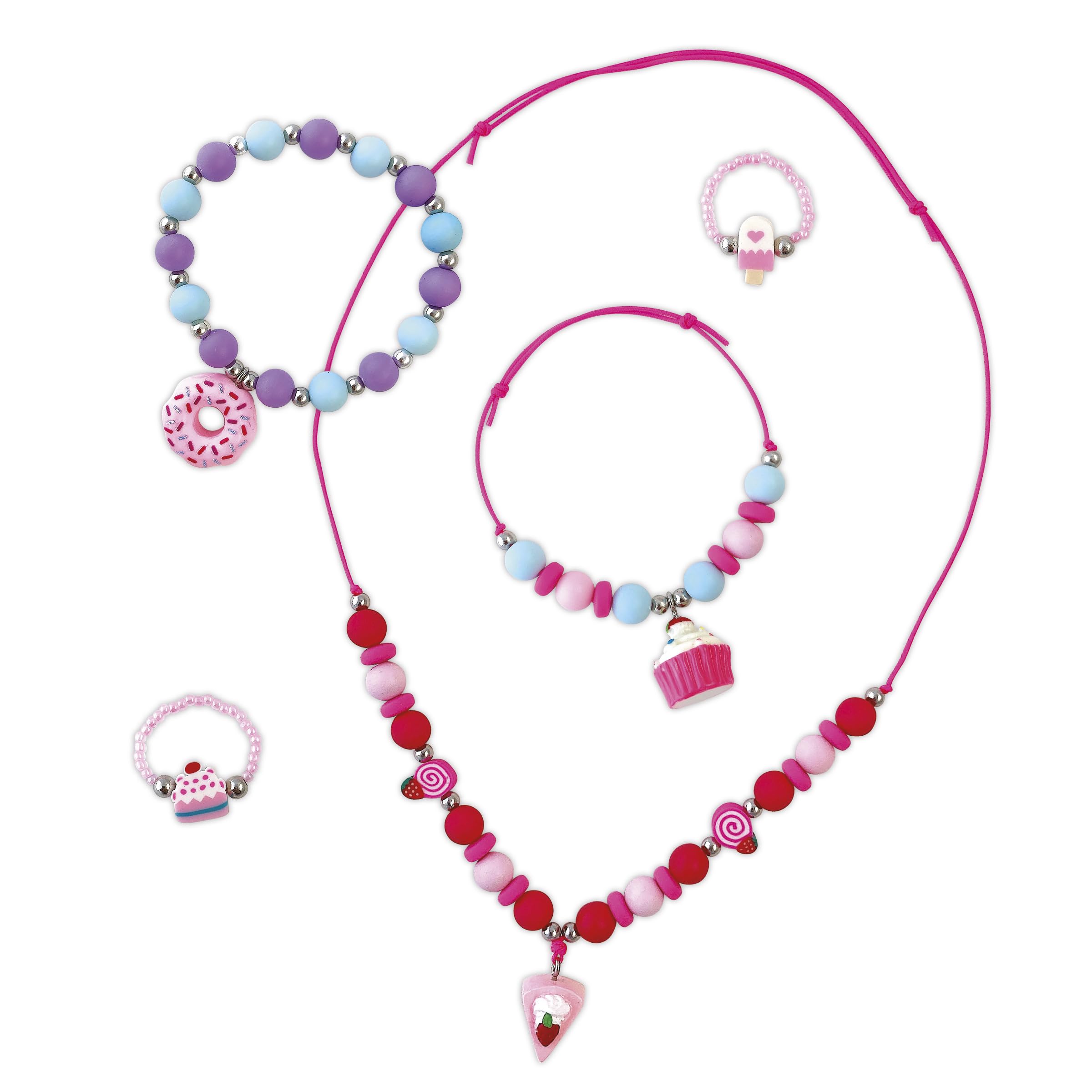 janod-schmuck-bastelset-gourmandises-j09183-5-schmuckst-cke-zum-selbermachen image 2