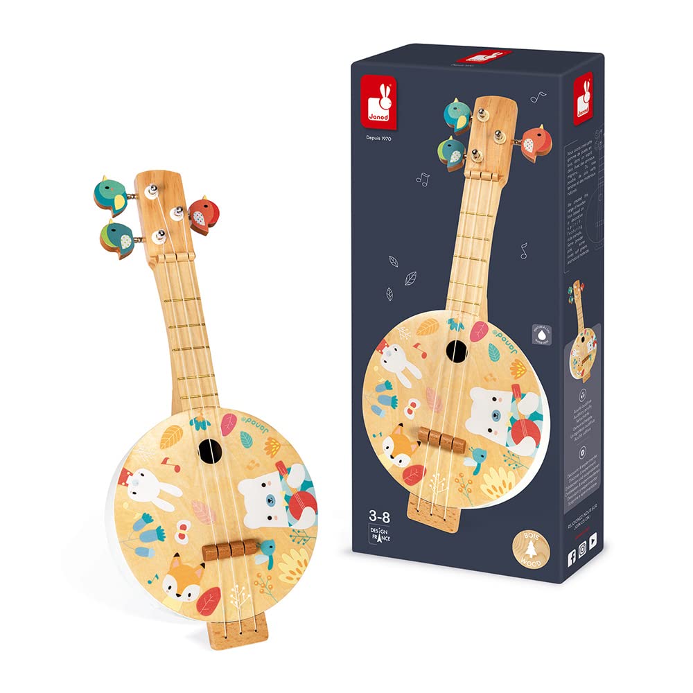 janod-pure-banjo-j05160-holz-musikinstrument-3-saitig-ab-3-jahre image 5