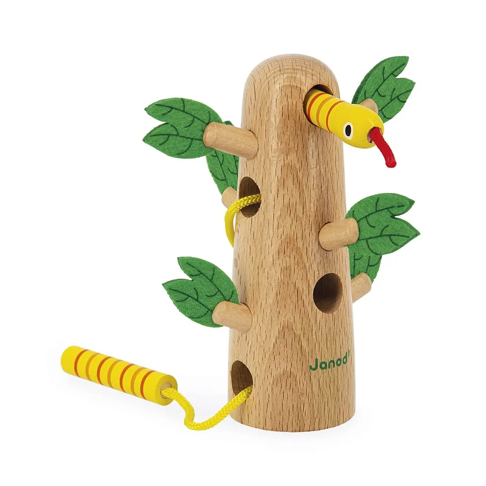 janod-tropik-f-del-baum-j08265-f-delspiel-aus-holz-mit-schlange image 1