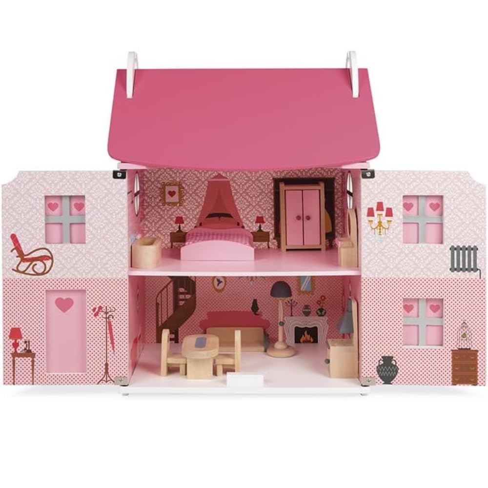 janod-mademoiselle-holz-puppenhaus-3-etagen-mit-11-zubeh-rteilen image 4