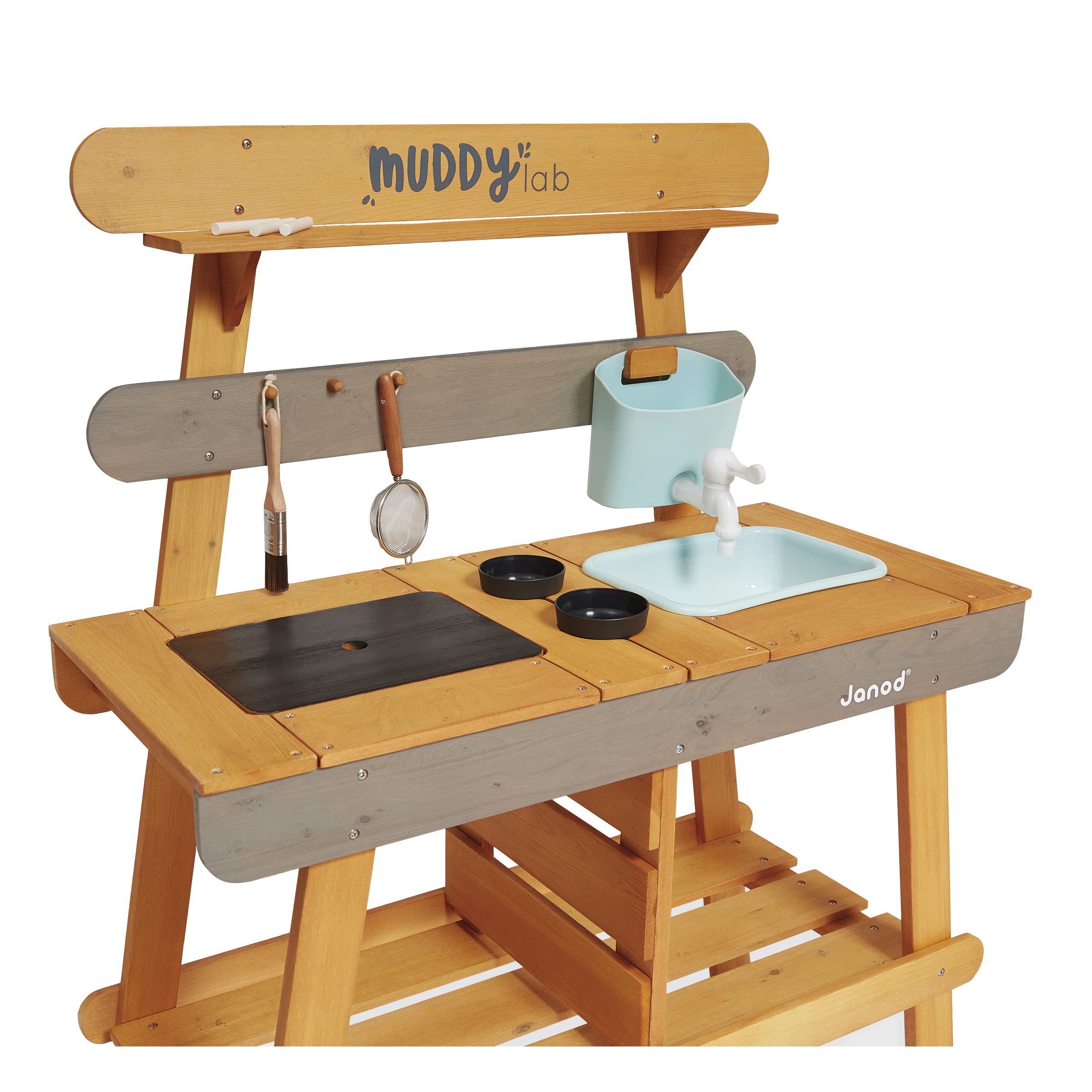 janod-muddy-lab-matschk-che-outdoor-fsc-holz-mit-10-utensilien-ab-3-jahre image 4