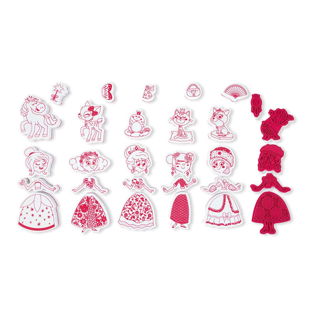 janod-stempel-set-burgfr-ulein-30-stempel image 1