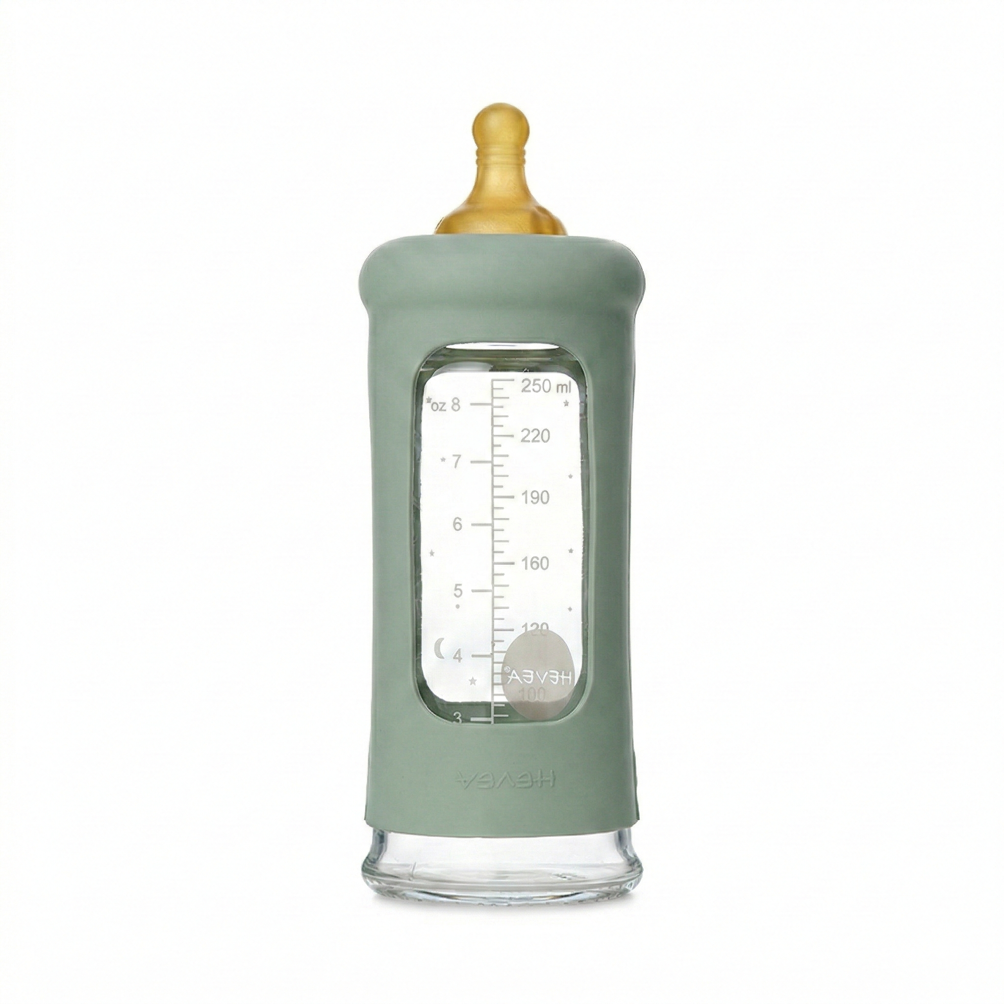 hevea-weithals-baby-glasflasche-250ml-mit-h-lle image 2