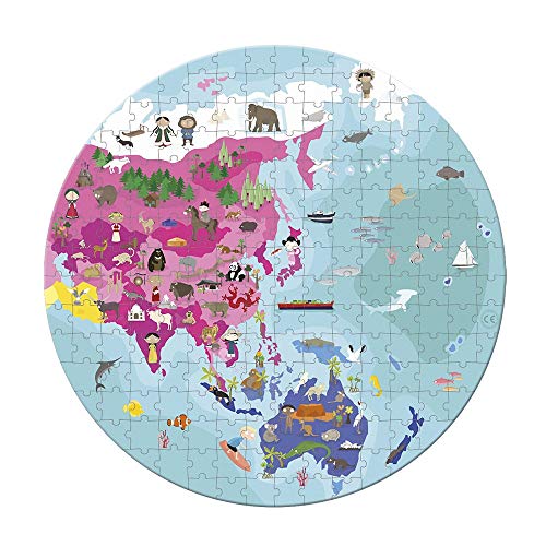 janod-welt-puzzle-j02655-208-teiliges-beidseitiges-kinderpuzzle image 6