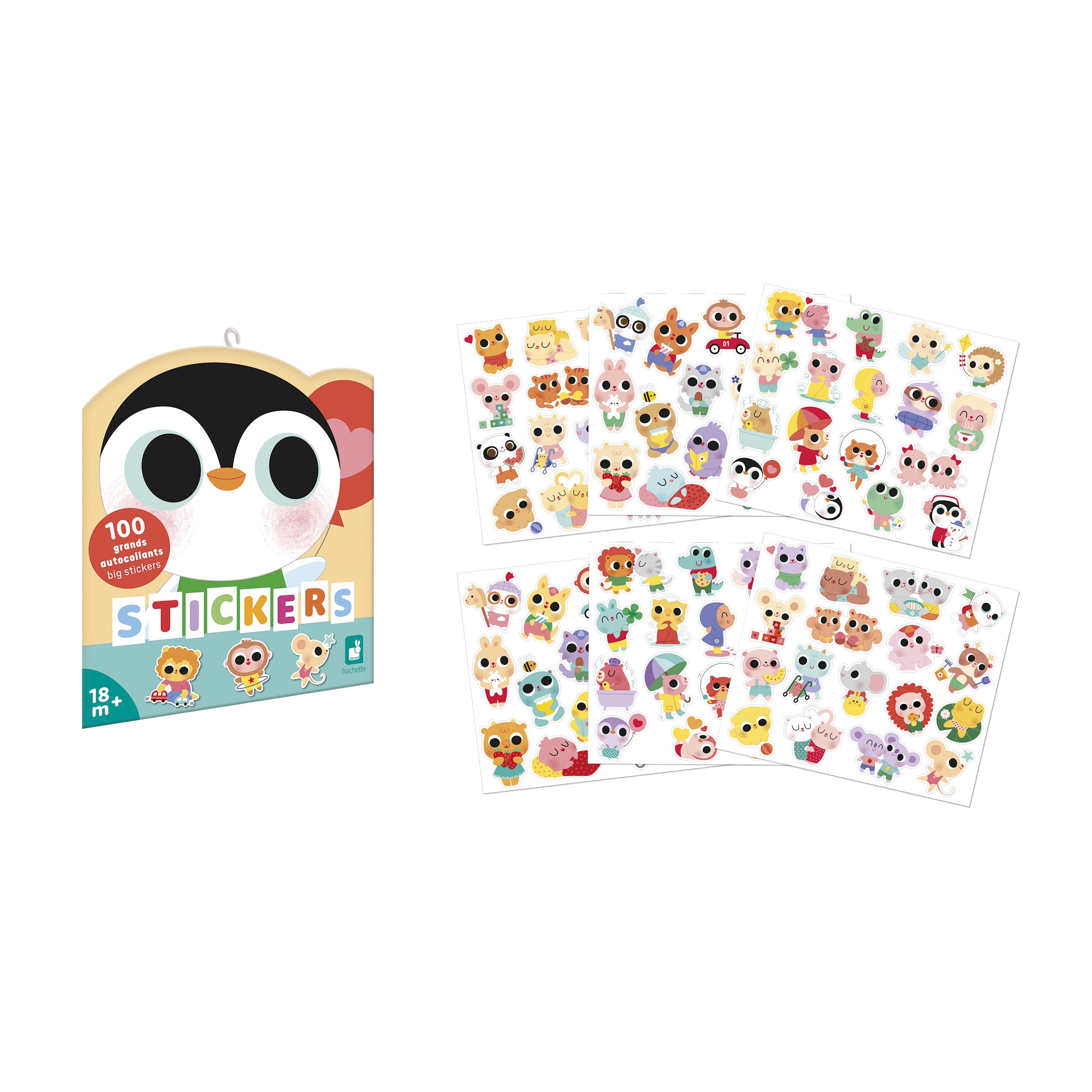 janod-sticker-babys-tiere-100-gro-e-sticker-ab-18-monaten-j09193 image 7