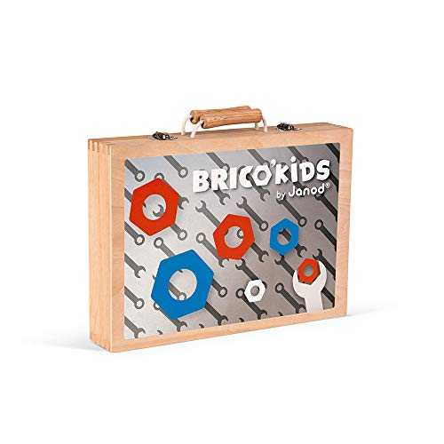 janod-j06481-mein-erstes-konstruktionsspiel-holz-werkzeugkasten-9-teilig image 8