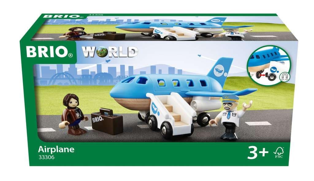 brio-world-blaues-flugzeug-mit-treppe-und-figuren-ab-3-jahre image 2
