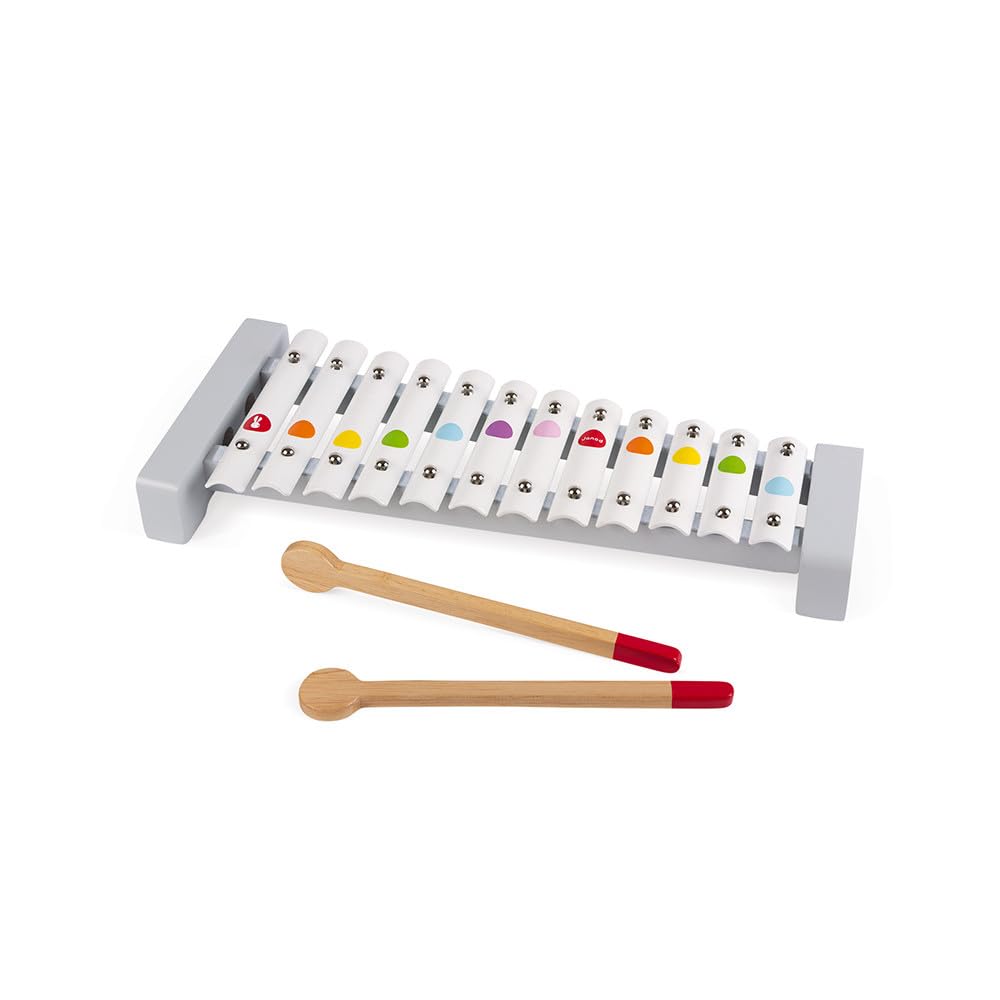 janod-confetti-holz-musikset-4-instrumente-xylofon-tamburin-fl-te-ab-2-jahre image 5