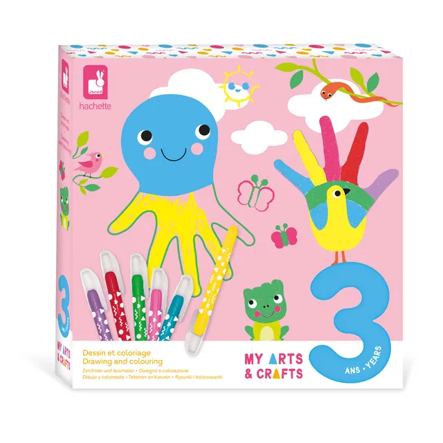 janod-my-arts-crafts-zeichen-und-ausmalset-j09149-kreativbox-ab-3-jahre image 1