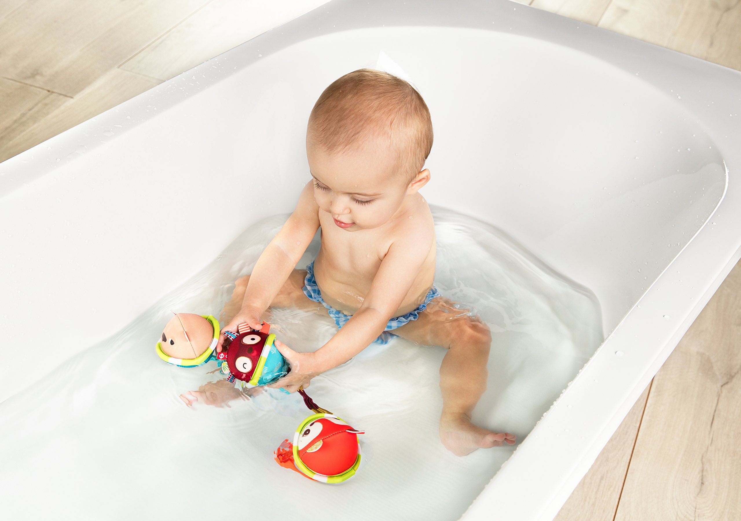lilliputiens-3-schwimmende-badeb-lle-mit-saugn-pfen-ab-3-monaten image 4