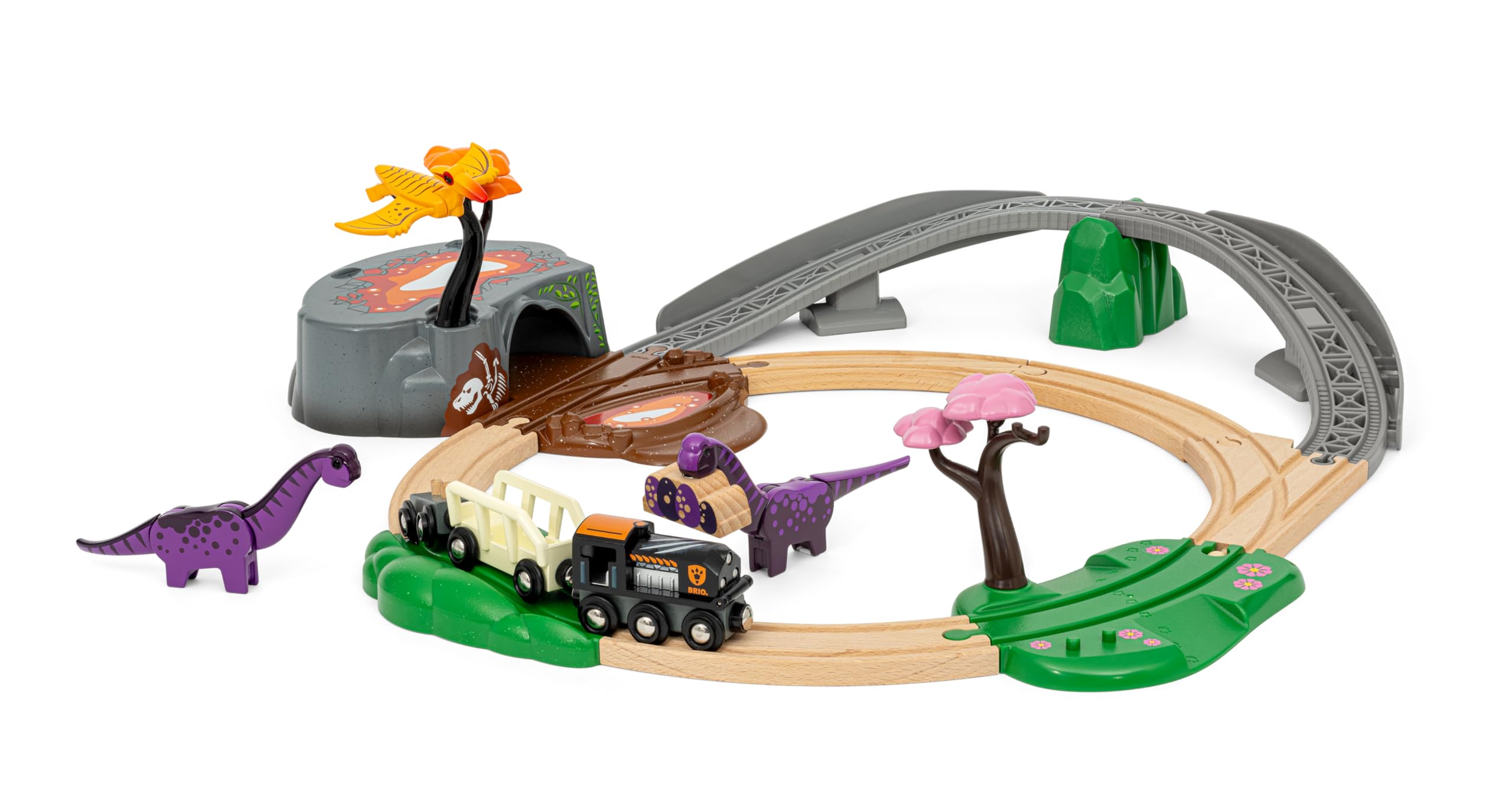 brio-world-36094-dinosaurier-abenteuer-set-zugset image 2
