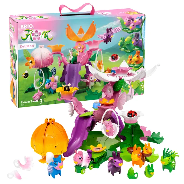 brio-flora-36242-blumenstadt-deluxe-set-47-teiliges-holz-spielset-mit-figuren image 1