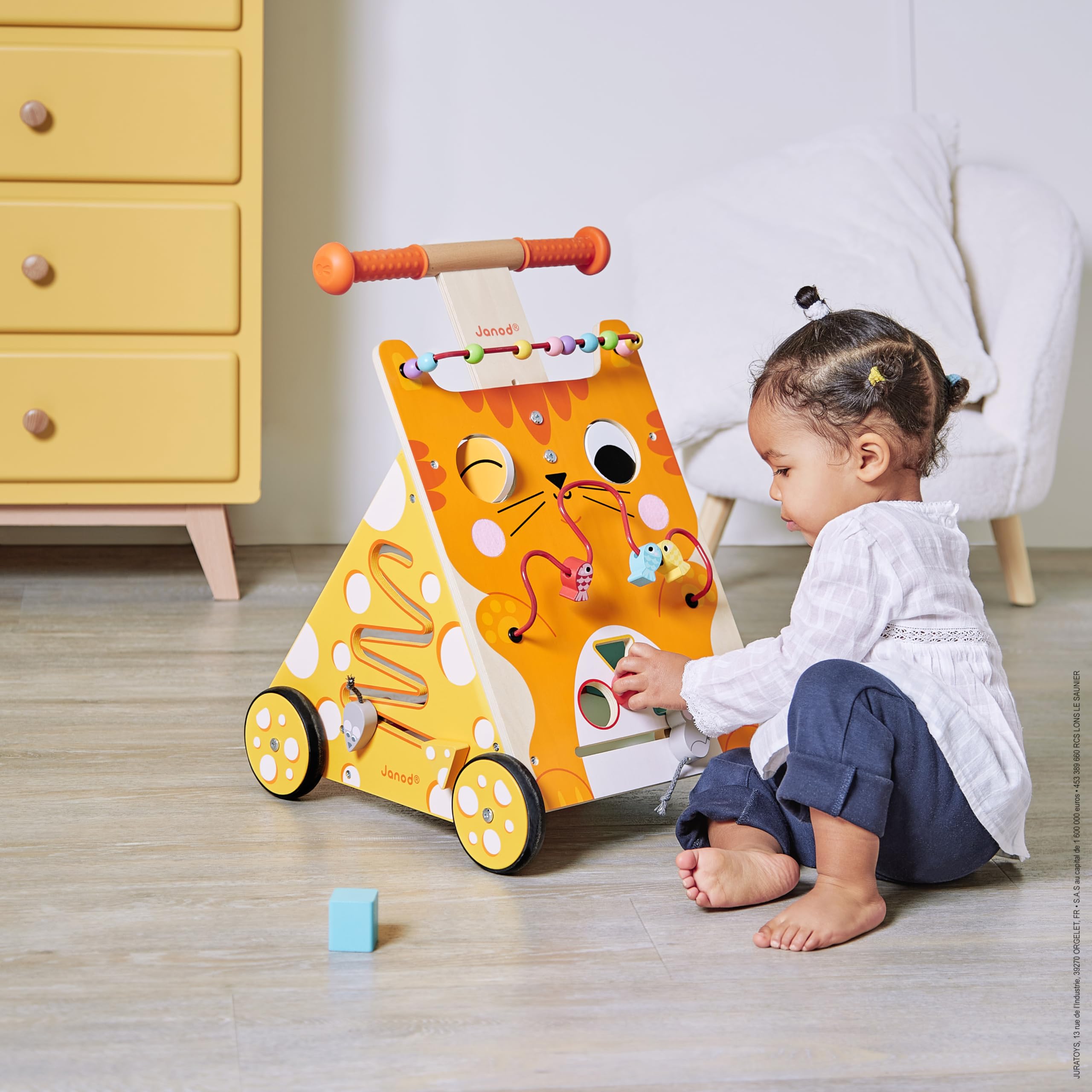 janod-lauflernwagen-katze-j08005-aus-holz-mit-bremse image 2