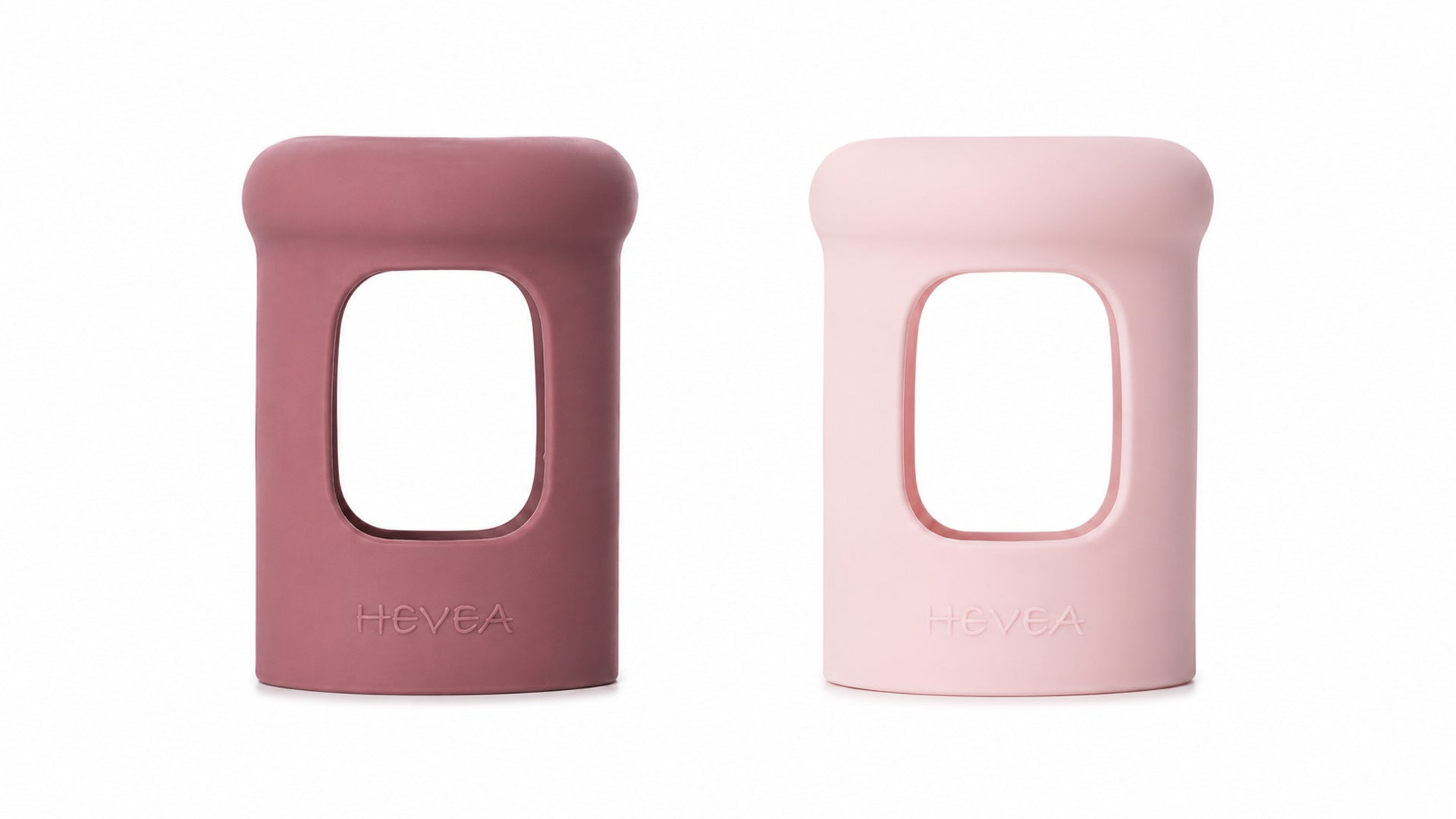 hevea-wide-neck-baby-glasflaschen-h-lle-medium-150-ml-two-pack image 2