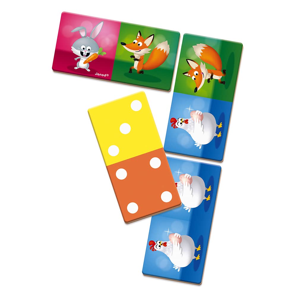 janod-dominos-rigolooo-memory-und-zuordnungsspiel-2-in-1-ab-3-jahre image 2