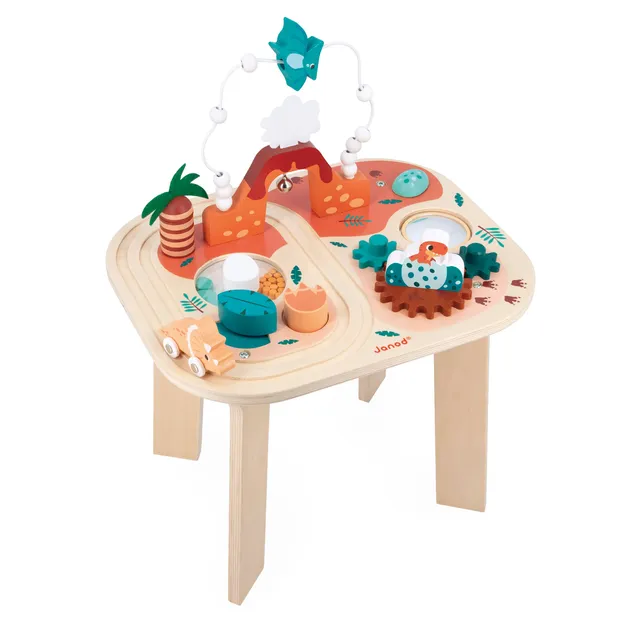 janod-dino-aktivit-tstisch-j05825-lernspielzeug-aus-holz-8-aktivit-ten image 1