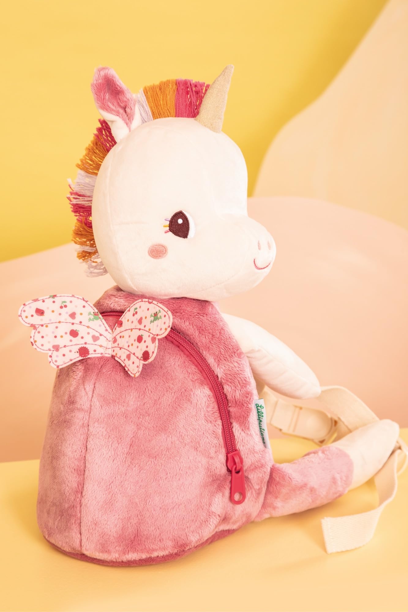 lilliputiens-lena-das-einhorn-kinderrucksack-34-cm-weicher-rucksack-ab-10-monate image 5