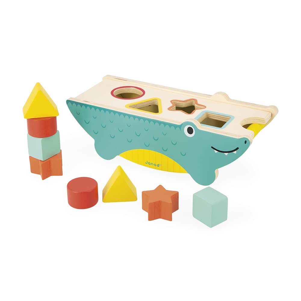 janod-kroko-formensortierer-tropik-holzspielzeug-j08267 image 5