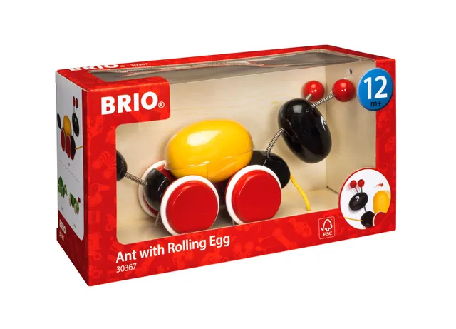 brio-30367-nachziehtier-ameise-mit-ei-holzspielzeug-ab-12-monaten image 1